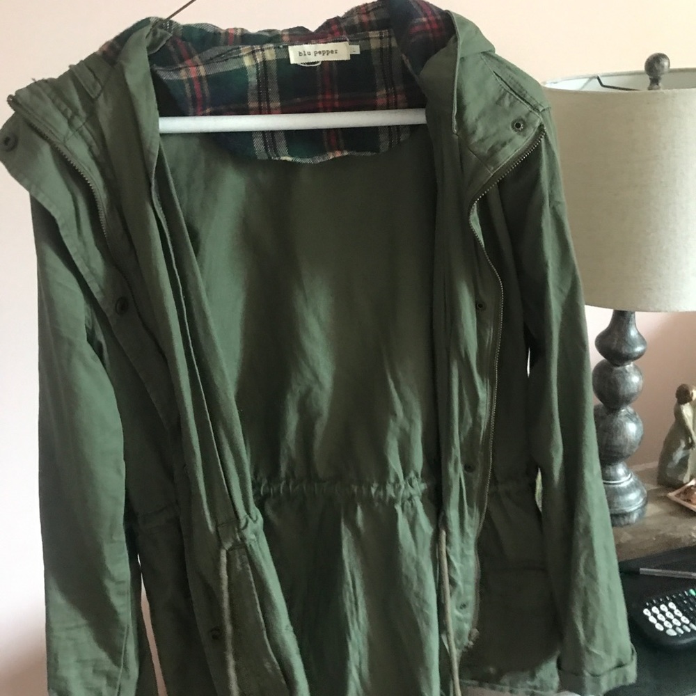 Blu pepper olive green jacket